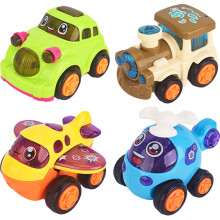 4Stk Autospielzeuge, Verschleißfeste Kinder Spielzeuge