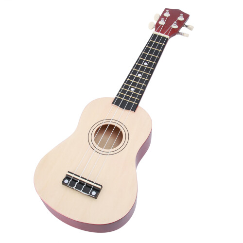 Ukulele 21 Pulgadas De Madera Modelo Guitarra