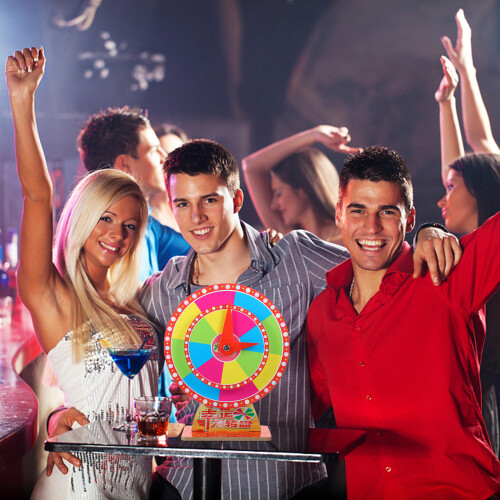 Double Layer Party Preisrad Kunststoff Spielrad DIY 2