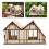 Holz Baustück DIY Beige Puzzle Lernspielzeug 11