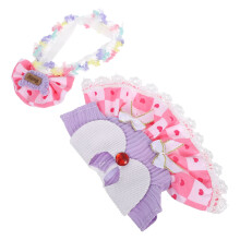 1 Set Baby Puppen Kleidung Mit Tüllrock Und Blumen Stirnband