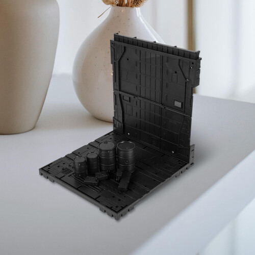 Modelstukken Planken Robot Displaystandaard Kunststof Zwart 2