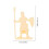 200Pcs Medieval Toy Soldier Mini Action Figures 3