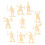 200Pcs Medieval Toy Soldier Mini Action Figures 10