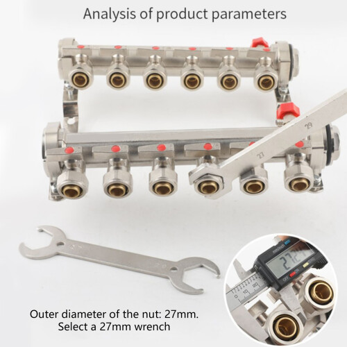 Underfloor Heating Valves Wrench Double Open End-27 and 29mm 2