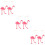 6 . String Tiermarionette Flamingo Flauschig 11