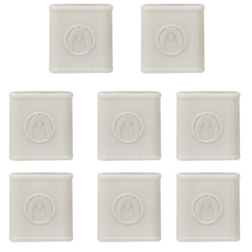 8 Fingerschutz Set Silikon Schutzhülle Für Training Grau M
