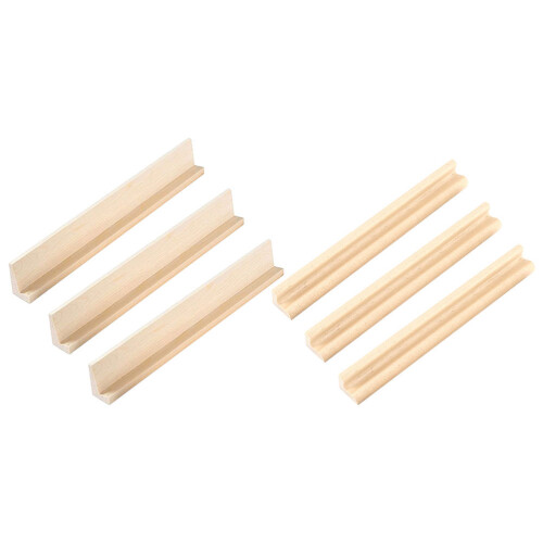 24 Pcs Wood Domino Rack Holders Organizer Support 1