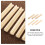 24 Pcs Wood Domino Rack Holders Organizer Support 9