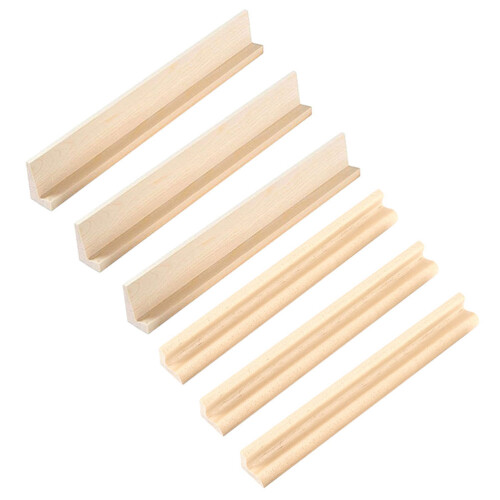24 Pcs Wood Domino Rack Holders Organizer Support 2