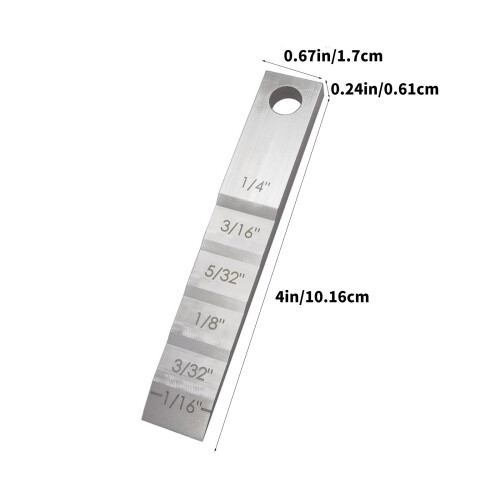 Professional Stainless Wedge Gauge Measuring Tool for Mechanical 2