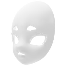 Fursuit Kopf Schädelmaske Diy Leere Weiße Tier Cosplay Maske Unbemalt