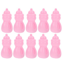 10St Mini Milchflasche Saftflasche Für Baby Puppen Zubehör