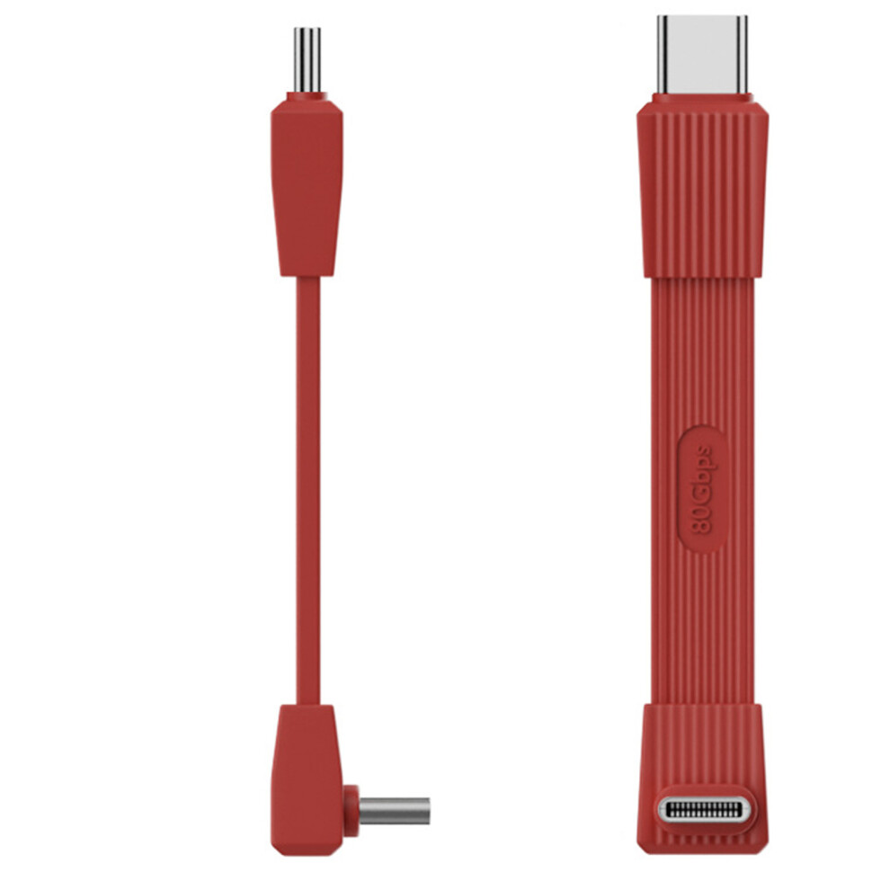 Flexible Type C 240W 80Gbps Charging Cord Space Saving-67Mm Red 7754000496273