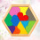 De De Madera Hexagonal Geométrico Para Niños 6