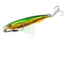 Scale Blade Lure 1060G Sinking Vibration Bait With Artificial Feather For Bass Pike Perch Fishing Color A Size 15G