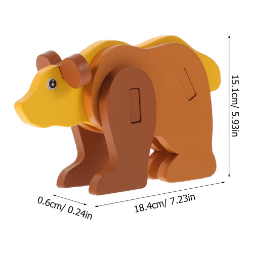 1 Set Speelgoed Kinderen Dieren Puzzels 1