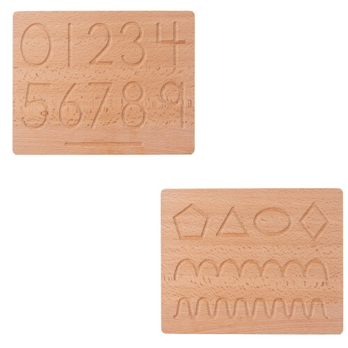 2 Sets Nummer Traceren Bord Kinderen Nummerherkenning Speelgoed 2