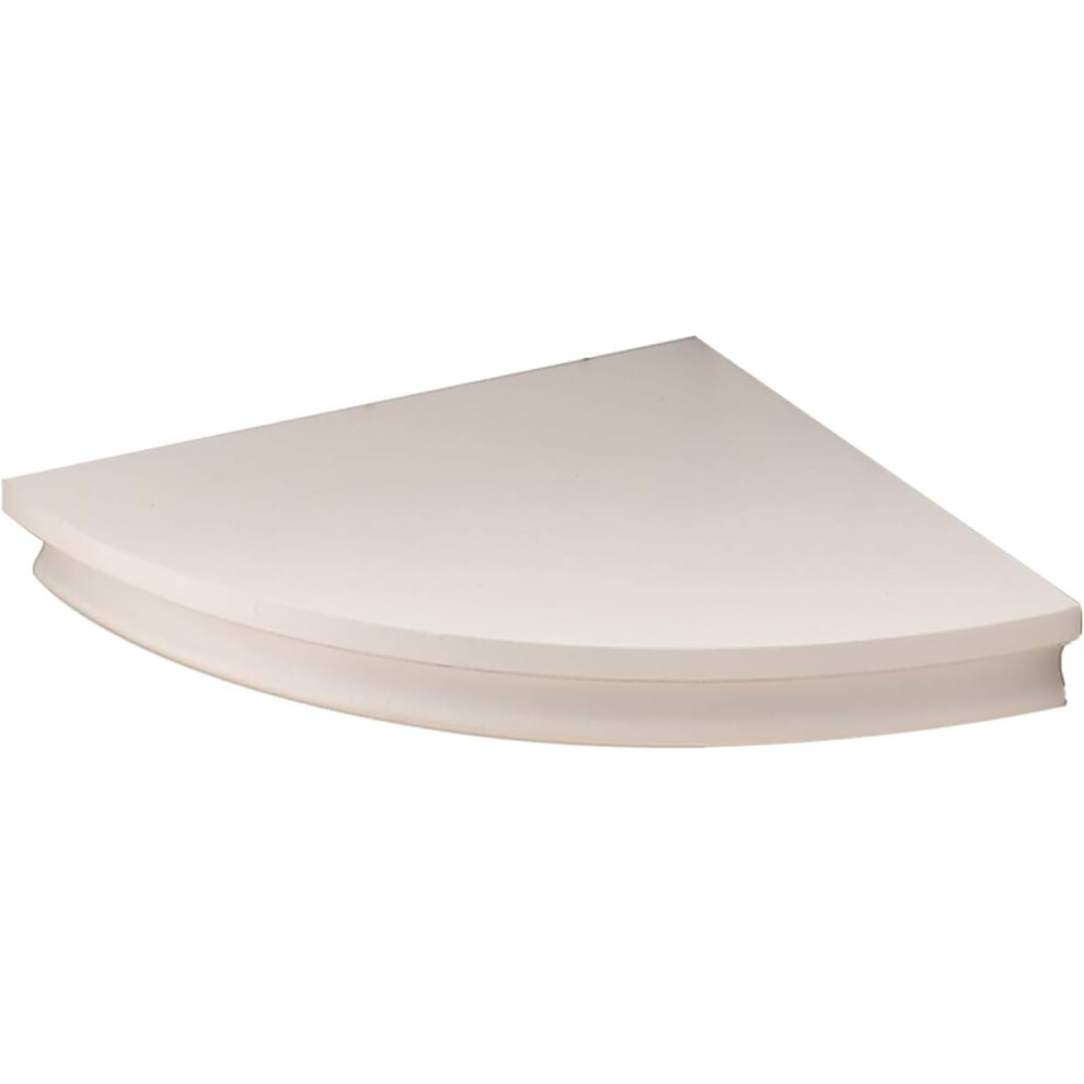 Floating Corner Shelves, Sturdy Construction For Durability Melamine Veneer Easy Installation, Wall Mounted Rustic Decor For Bedroom Bathroom Kitchen 9060116554256