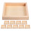 10 Stuks Puzzelblok Dienblad Onafgewerkt 3