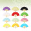 12 Stks Witte Vouwende Handventilator Kinderfeestcadeau Diy 5