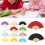 12 Stks Witte Vouwende Handventilator Kinderfeestcadeau Diy 8