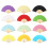 12 Stks Witte Vouwende Handventilator Kinderfeestcadeau Diy 11