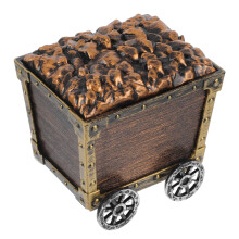 Kinder Mining Cart Box Mit Rad Piratenschatztruhe Zum Aufbewahren