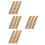 12 Stuks 1:12 Miniatuurtrappen Pre-Geassembleerd Leuning 7