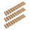 12 Stuks 1:12 Miniatuurtrappen Pre-Geassembleerd Leuning 3