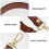 De Sac Cuir Marron Réglable Large Accessoire Pratique Durable 9