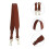 De Sac Cuir Marron Réglable Large Accessoire Pratique Durable 2