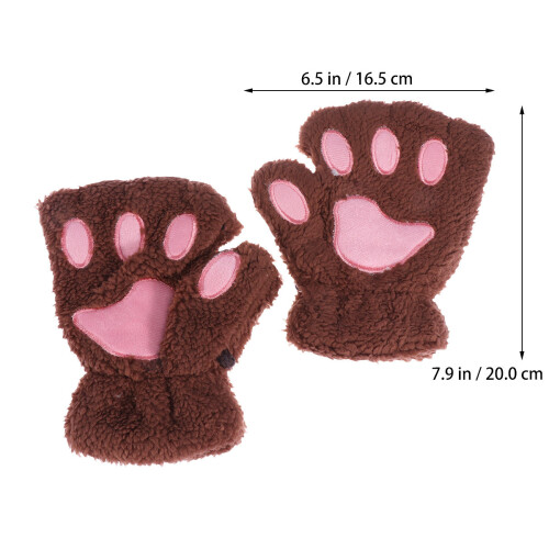 2 Wol Handschoenen Kattepoot Vrouwen 1