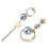 Star Ohrringe Legierung Elegant 1
