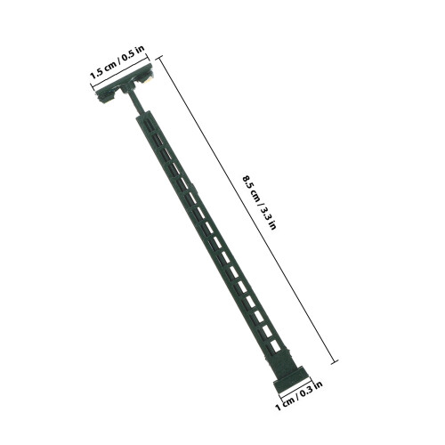 4Stk Grüne Licht Modell Metall ABS 1