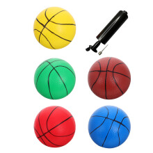 6 Stuks Mini Basketbals Met Pompset Voor Kinderen