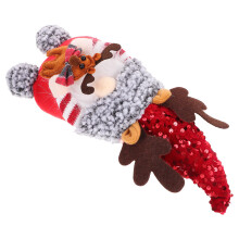 3Stück Weihnachten Gefüllte Pailletten Spitzhut Sitzpuppe