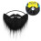 Halloween Feest Valse Grappige Baard Zwart 6