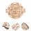 2 Unidades Tablero Madera Con Bolas Mármol Para Aprendizaje 11