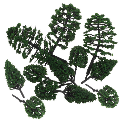 25 Modelspoorbomen: Groene Landschapstruiken En Mini Kunstbomen