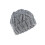 Strickmütze Mit Rautenmuster Dunkelgrau 4