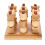 1Set Khaki Schaakbord Educatief En Decoratief 6