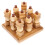 1Set Khaki Schaakbord Educatief En Decoratief 10