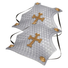 2Stk Vintage Römisches Kampfschild Tragbar Jungen Kostüm Cosplay Party