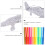 4 Stuks Educatief Puzzelschilderen Kit Met 12 Stiftmakers 11