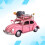 Iron Model Desktopdekoration Pink 5