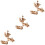 9Sets 3D Holzpuzzleteile Kinder Spaß Lernspielzeug Hellbraun 5