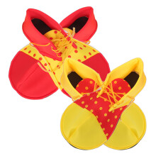 2 Paar Halloween-Party-Clownschuhe Clown-Cosplay-Schuhe Kostümschuhe