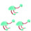 3 Unidades Peluche Animal 4