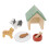 5 Juegos De Casa Miniatura Para Perro Con Y Comida 2